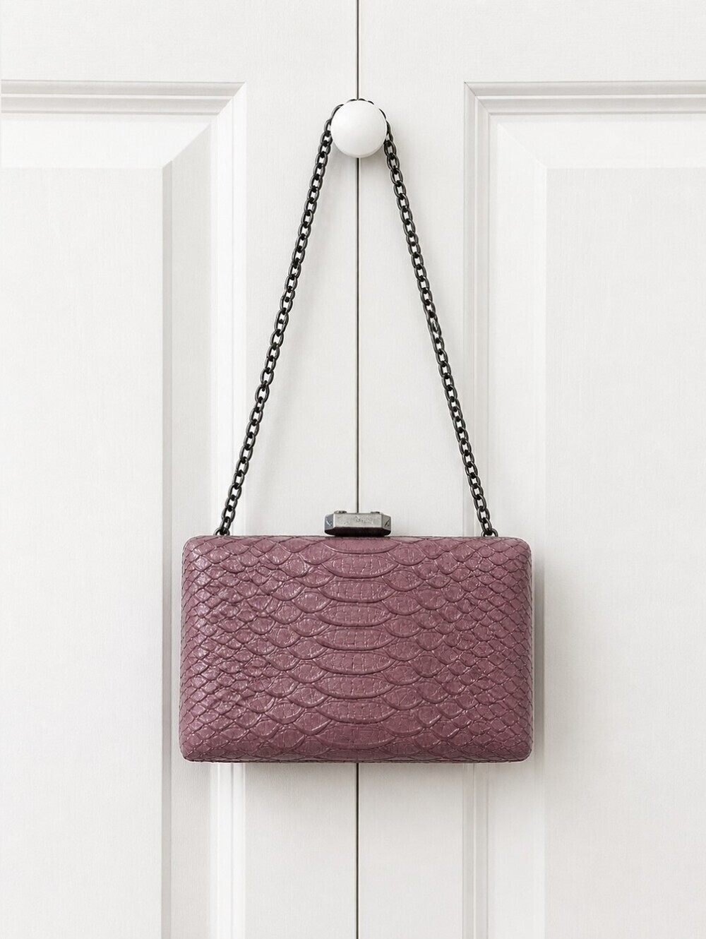 VEGAN LEATHER PINK CROSSBODY.